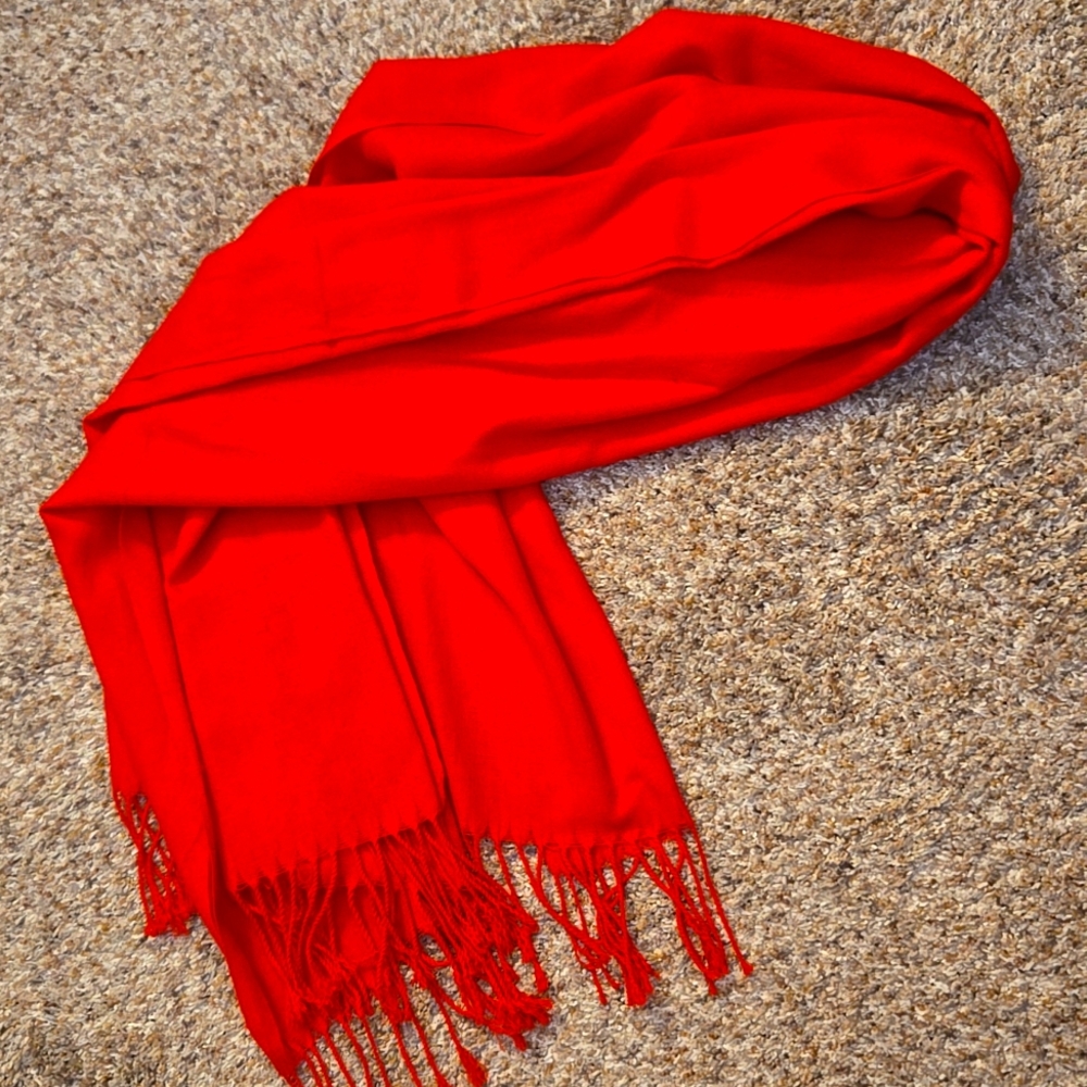 Scarf with Fringe - Picture 2 of 7